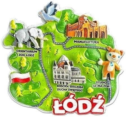 Picture of Pan Dragon Magnes I love Poland ó ILP-MAG-C-LOD-32