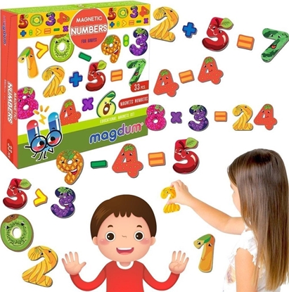 Attēls no Magnesy nauka liczenia owoce