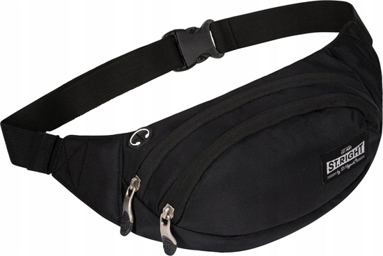 Изображение MAJEWSKI Saszetka na pasek nerka ST.RIGHT WB-01 Black Vintage