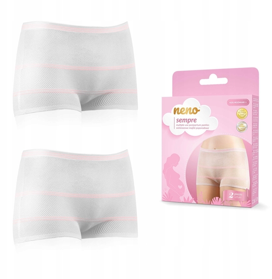 Picture of Majtki poporodowe wielorazowe Sempre roz. M 2szt