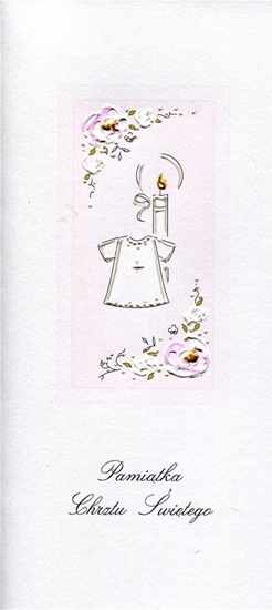 Picture of MAK Karnet Chrzest DL C11 - Koszulka dziewczynka