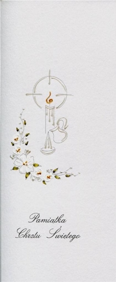 Picture of MAK Karnet Chrzest DL C14 - wieca