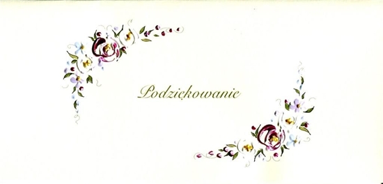 Picture of MAK Karnet Podzikowania DL P02 - Napis