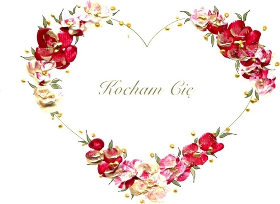 Picture of MAK Karnet Walentynki Kwadrat A02 Kocham Ci