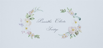 Attēls no MAK Studio Karnet Chrzest DL C16 - Napis dziewczynka