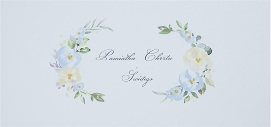 Picture of MAK Studio Karnet Chrzest DL C17 - Napis chopiec