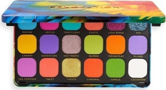Изображение Makeup Revolution Forever Flawless Paletka cieni do oczu Bird of Paradis