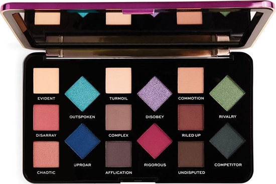 Изображение Makeup Revolution I Heart Revolution Palette 18 Zestaw cieni do powiek Parental Advisory 1op.