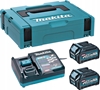 Изображение Akumulators Makita 191J81-6; XGT; 40 V; 2x2,5 Ah; Li-ion + lādētājs + koferis