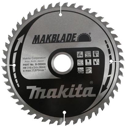 Изображение Makita CIRCULAR SAW BLADE 216X30X2.4MM Z-48
