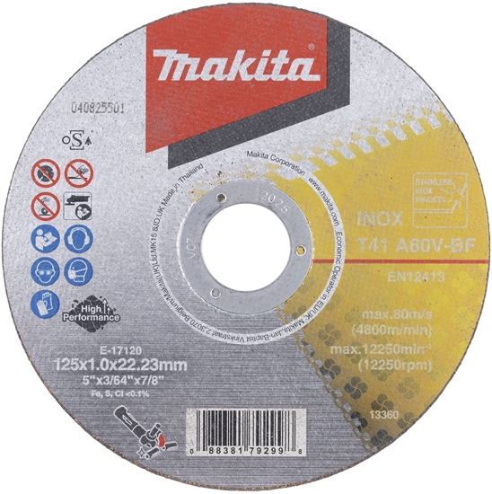 Изображение Makita Trennscheibe INOX 125x1,0mm