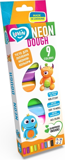 Picture of Maksik Ciastolina Zestaw do modelowania 9 kolorów Lovin 41179