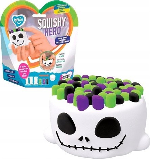 Picture of Maksik Ciastolina Zestaw z lekk ciastolin Squishy Scary 70126