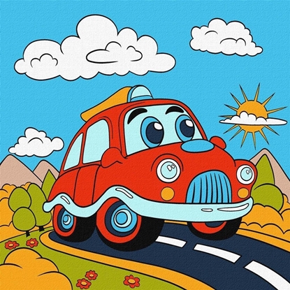 Picture of Malowanie numerach - Zabawna podró 25x25cm