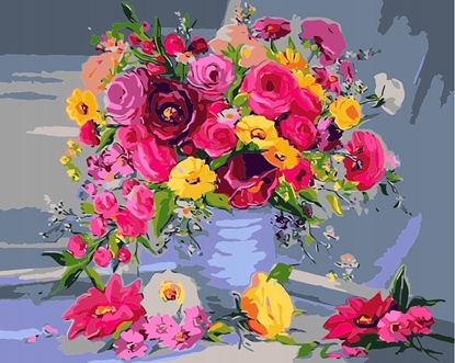 Picture of Malowanie po numerach - 40x50cm Bukiet