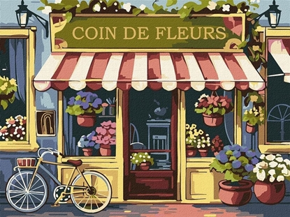 Picture of Malowanie po numerach - Kwiatowy kcik 30x40cm