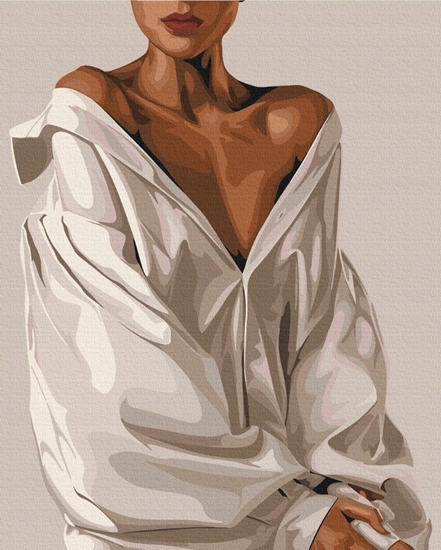 Picture of Malowanie po numerach BRUSHME, 40x50 cm, elegancka pokusa, 1 szt., w pudeku