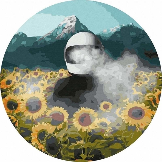 Picture of Malowanie po numerach okrge - Kosmos 40cm