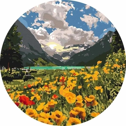 Picture of Malowanie po numerach okrge - Majestatyczne Alpy