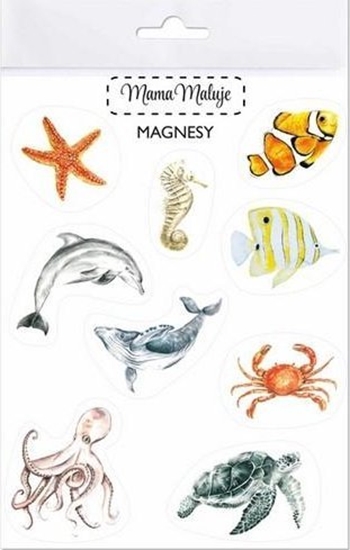 Picture of Mama Maluje Magnesy Zwierzta mórz i oceanów