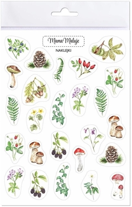 Picture of Mama Maluje Naklejki Lene botaniczne
