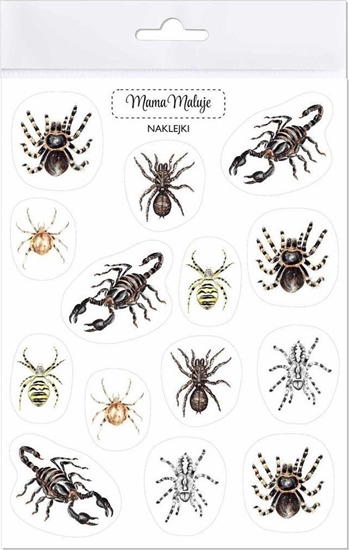 Picture of Mama Maluje Naklejki Pajczaki