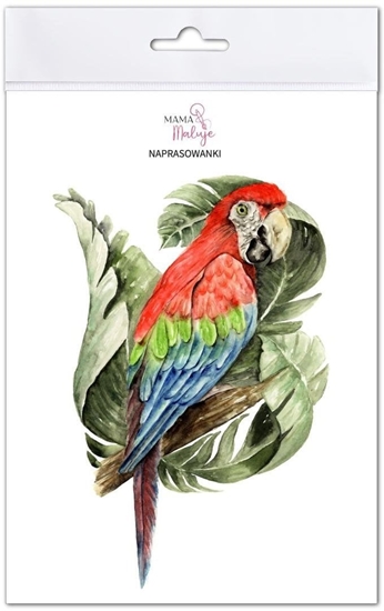 Изображение Mama Maluje Naprasowanki Ara zielonoskrzyda