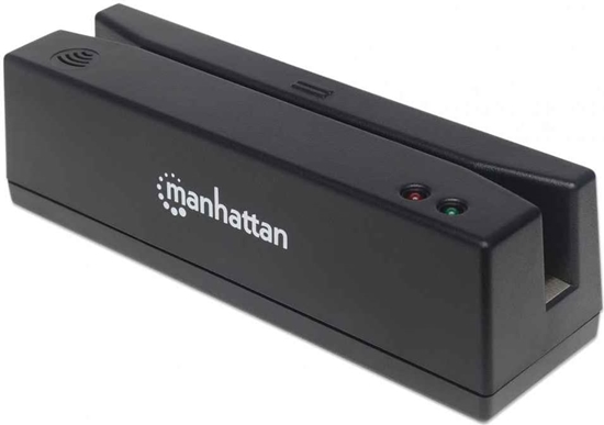 Picture of Manhattan 460255 magnētisko karšu lasītājs USB Melns