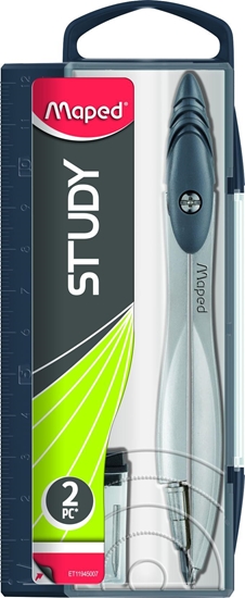 Изображение Maped CYRKIEL MAPED STUDY 110 Z WKADAMI GRAFITOWYMI CZARNY