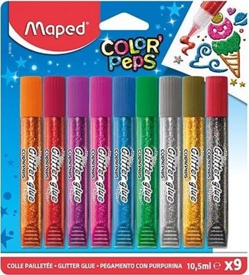 Picture of Maped Klej z brokatem Colorpeps 9 kolorów MAPED