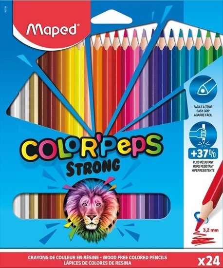 Picture of Maped Kredki Colorpeps Strong trójktne 24 kolory