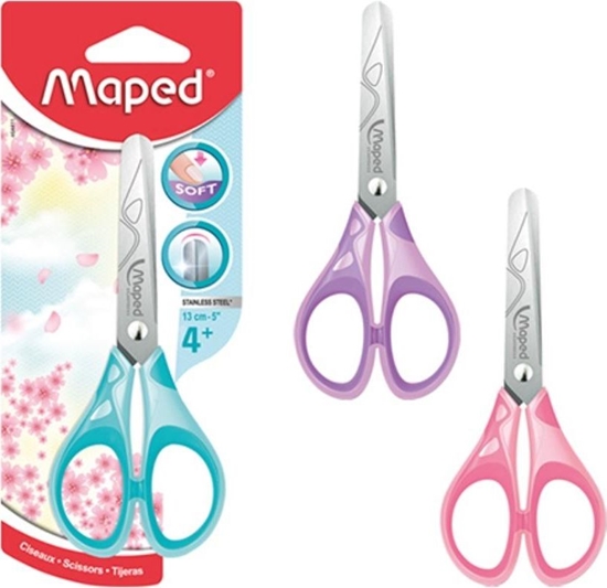 Picture of Maped Noyczki Essentials pastel soft szkolne 13cm MAPED