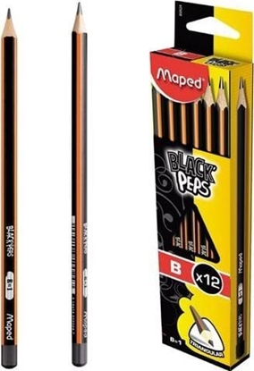 Attēls no Maped Oówek Blackpeps B (12szt) MAPED