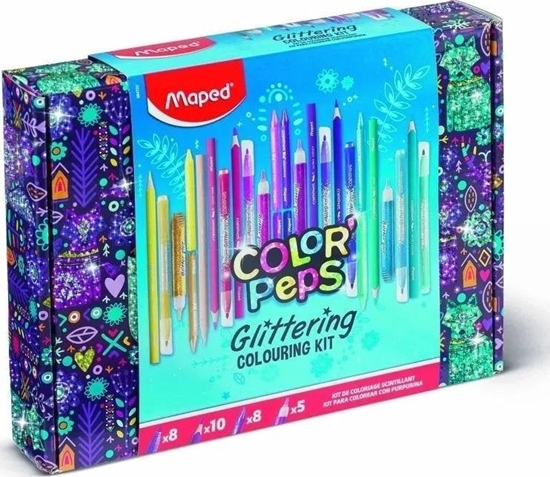 Изображение Maped Zestaw artystyczny Colorpeps brokat 31 el. MAPED
