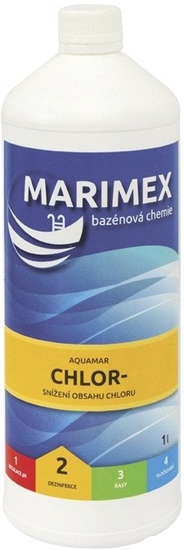 Picture of Marimex Chlor mínus 1 l - bazénová chemie - DEZINFEKCE