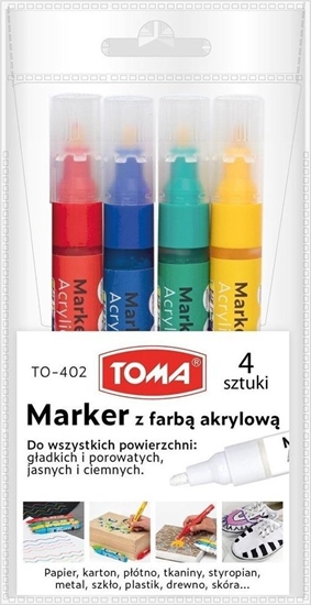 Изображение Marker akrylowy okrga kocówka 2,5mm 12kol