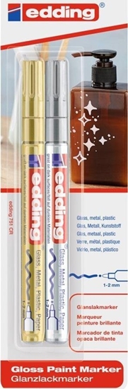 Picture of Marker olejowy poyskujcy 1-2mm 2 kolory