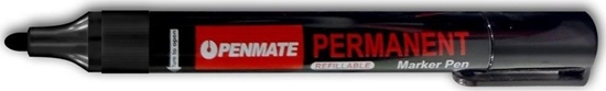 Изображение Marker permanenty okrgy czarny (12szt)PENMATE