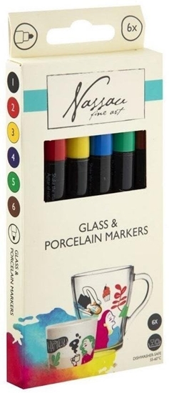 Изображение Markery do szka i porcelany 6szt