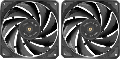 Attēls no Mars Gaming MFNCLX2 PWM Fan kit 2x 120mm / FDB