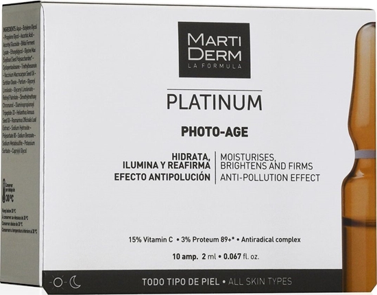Picture of Martiderm Veido odos serumas - ampuls su vitaminu C MartiDerm Platinum Photo Age 10x2 ml