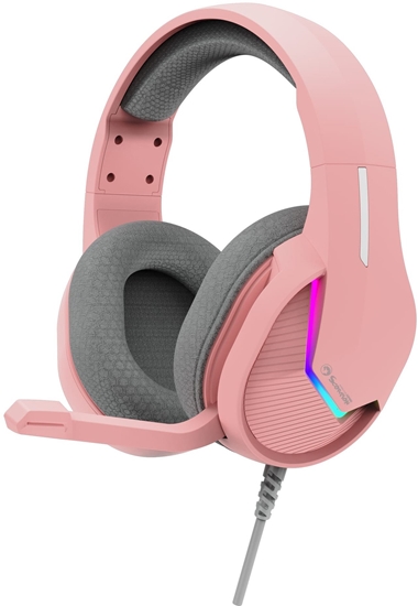 Picture of Marvo TACTIC 40, suchawki z mikrofonem, przewodowa, rowa, 2.0, podwietlane, USB