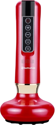 Picture of Masaer antycellulitowy z funkcj baki chiskiej Humanas DermaSmooth - czerwony