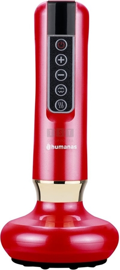 Picture of Masaer antycellulitowy z funkcj baki chiskiej Humanas DermaSmooth - czerwony