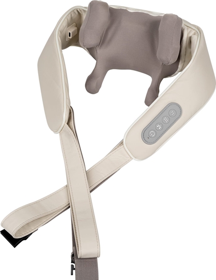 Изображение Masaer karku i pleców , ugniatacz, bezprzeowdowy , 3D, funkcja grzania , REBEL ACTIVE