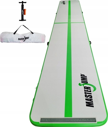 Attēls no Master Dmuchany materac gimnastyczny MAS-B874-G 600 cm x 100 cm x 10 cm zielony