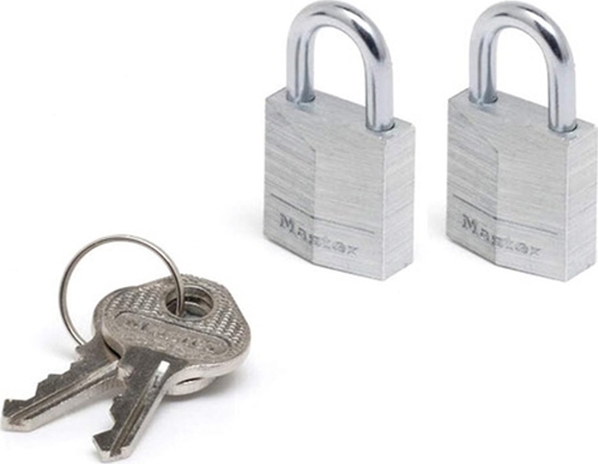 Picture of MasterLock Master Lock 2 Padlocks  20mm 9120EURTCC