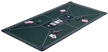 Изображение Mata do pokera zielona 118x59cm