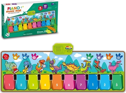 Picture of MATA MUZYCZNA PIANINKO DINOZAURY 1SZT