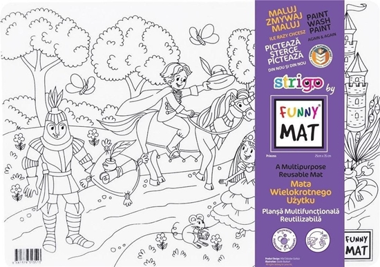 Picture of Mata transparentna Ksiniczka Funny Mat STRIGO